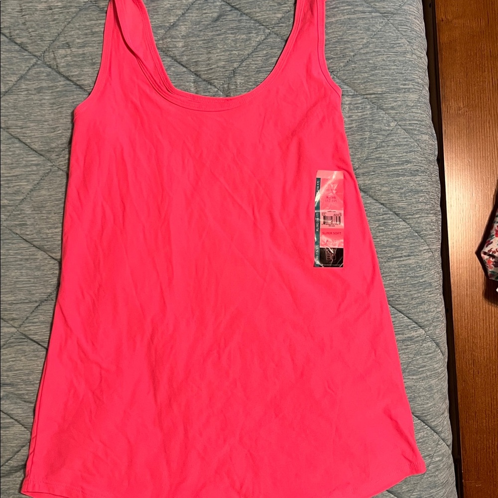 NWT, NOBO Neon Pink Scoop Neck Tank Top 
SIZE XL FITTED
